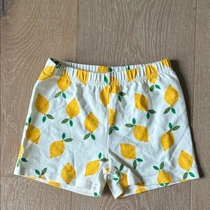 Hanna Andersson Lemon Print Kids Shorts